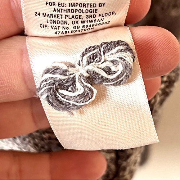 ANTHROPOLOGIE MOTH Lavena Waterfall Open Drape Sweater Vest Cardigan—SZ. XS/S - Picture 12 of 14